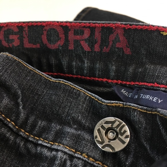 VINTAGE GLORIA Jeans Dark wash size 12 - Picture 2 of 8